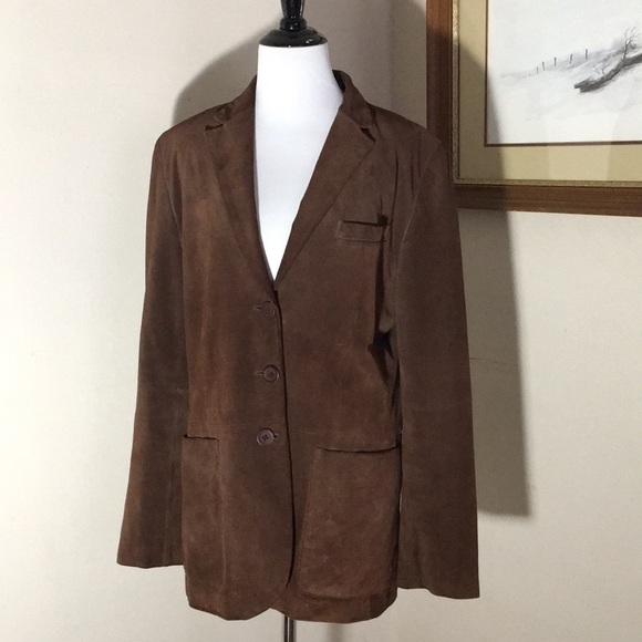 Lauren Ralph Lauren Jackets & Blazers - Lauren brown suede jacket. Size L